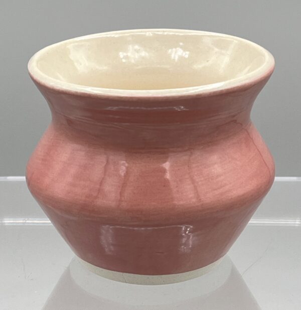 Small Pink Stoneware Vase