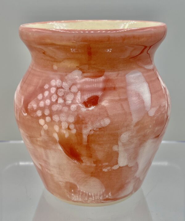 Medium Pink Stoneware Vase