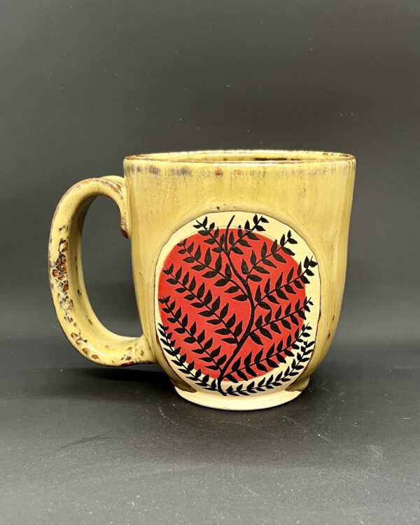 13oz Red Window Mug