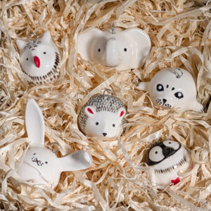 Christmas decorations «Snow animals»